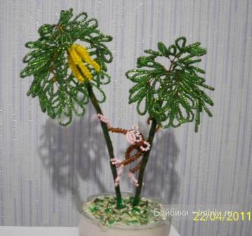 Бисер, деревья — Другие хобби и увлечения: сад