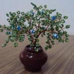 Бисер, деревья