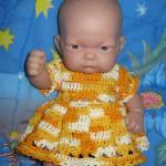 Платье для панамы "Солнышко". Одежда для испанской куклы