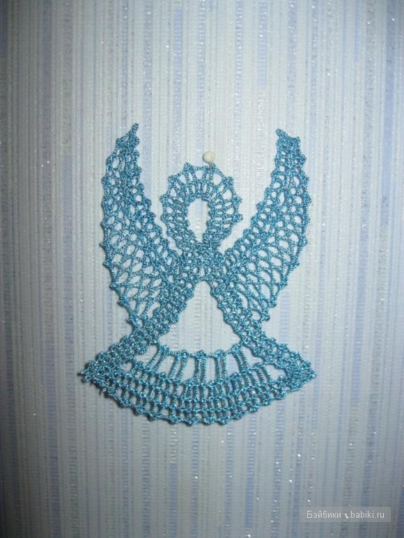 Куклы-ангелочки из бисера и на коклюшках