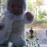 Куклы-ангелочки из бисера и на коклюшках