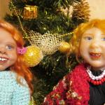 Кристина и Марийка, авторские куклы Ирины Кондрашовой