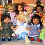 Мои очаровательные малышки бэби фейсики. Galoob Baby Face doll