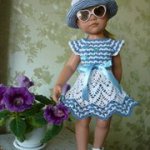 Подготовка к лету.Летний наряд для кукол Готц.