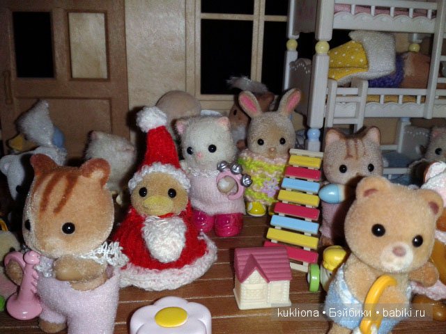 Малыши Sylvanian families (Сильваниан фемелис) встречают Новый год | Бэйбики Малыши Sylvanian families (Сильваниан фемелис) встречают Новый год