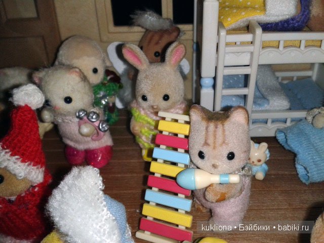 Малыши Sylvanian families (Сильваниан фемелис) встречают Новый год | Бэйбики Малыши Sylvanian families (Сильваниан фемелис) встречают Новый год