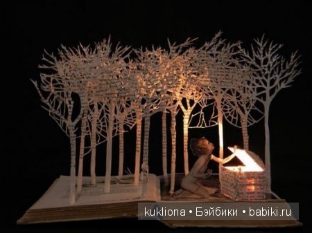 Поделки из старых книг, журналов .... британской художницы Su Blackwell (Су Блэквелл) (фото 4)