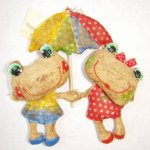 Тестильные куклы и игрушки Натальи Быковской