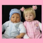 Малыши курносики Беттины Клемм Bettine Klemm для Zapf и Gotz - Пауль и Минни