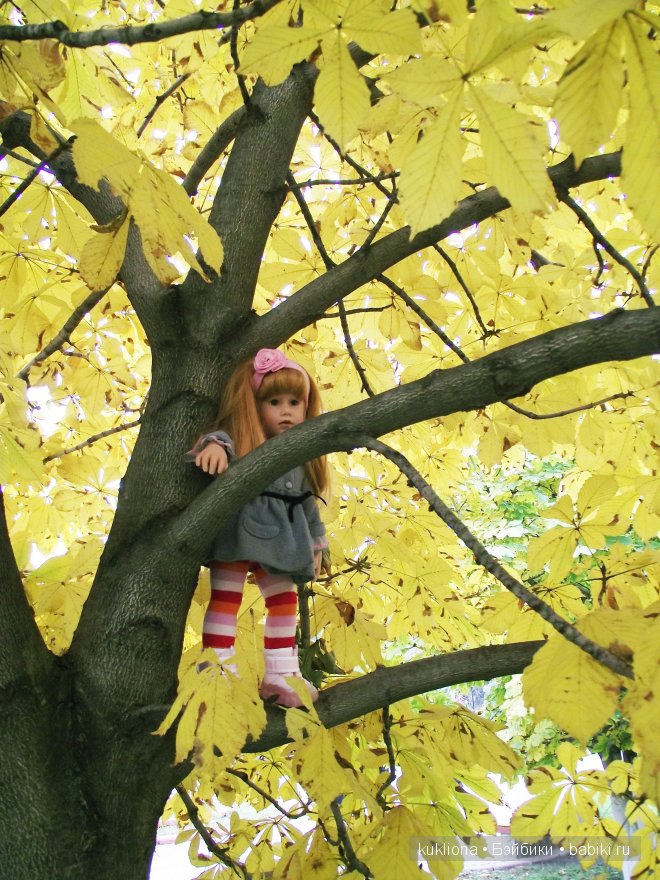 Как Марианна золотую осень встречала! Кукла Gotz, Русалочка