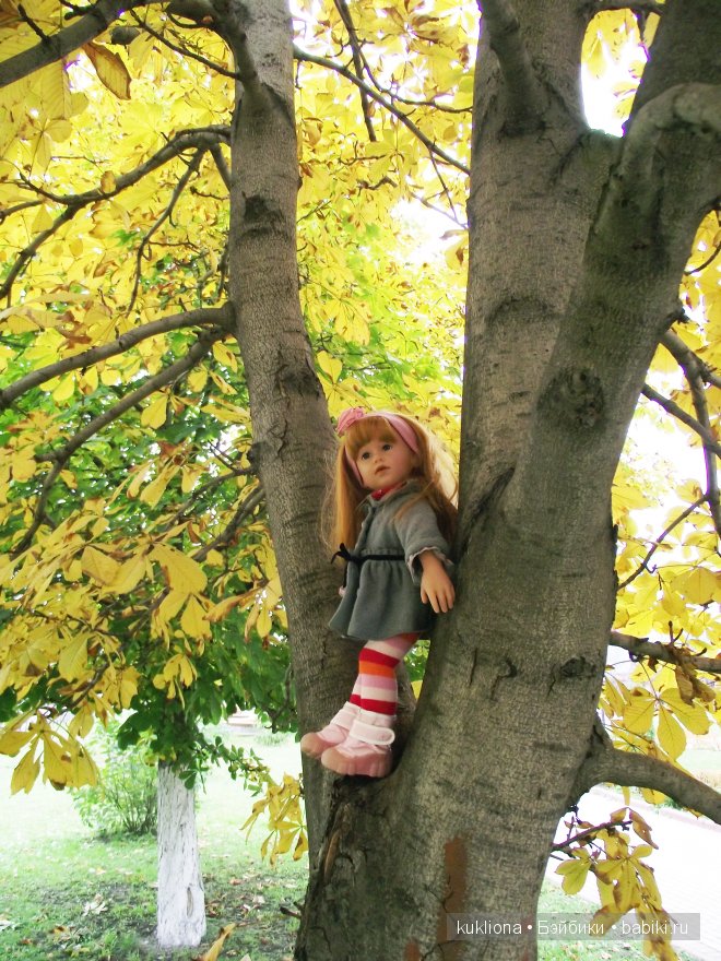 Как Марианна золотую осень встречала! Кукла Gotz, Русалочка (фото 10)
