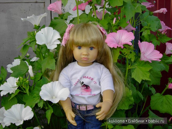 Марейка и цветы. Кукла Mareike Kidz ‘n’ Cats, Sonja Hartmann (фото 7)