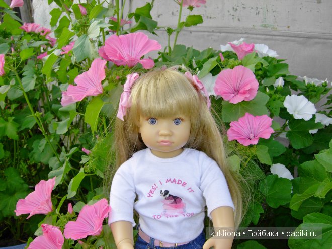 Марейка и цветы. Кукла Mareike Kidz ‘n’ Cats, Sonja Hartmann (фото 5)