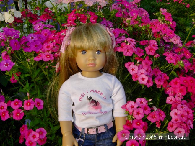 Марейка и цветы. Кукла Mareike Kidz ‘n’ Cats, Sonja Hartmann