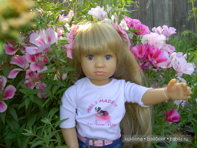 Марейка и цветы. Кукла Mareike Kidz ‘n’ Cats, Sonja Hartmann (фото 3)