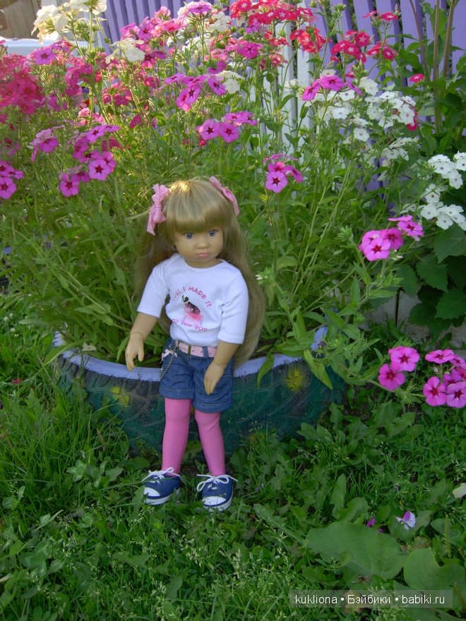 Марейка и цветы. Кукла Mareike Kidz ‘n’ Cats, Sonja Hartmann