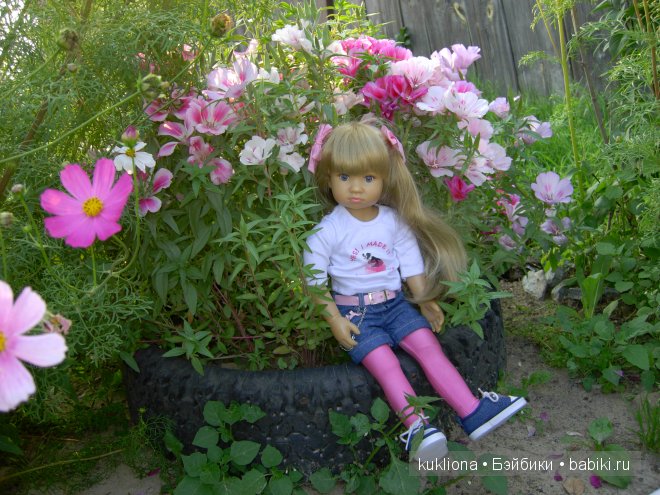 Марейка и цветы. Кукла Mareike Kidz ‘n’ Cats, Sonja Hartmann