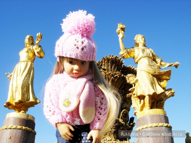 Путешествие вокруг фонтана дружбы народов. Кукла Mareike Kidz ‘n’ Cats, Sonja Hartmann