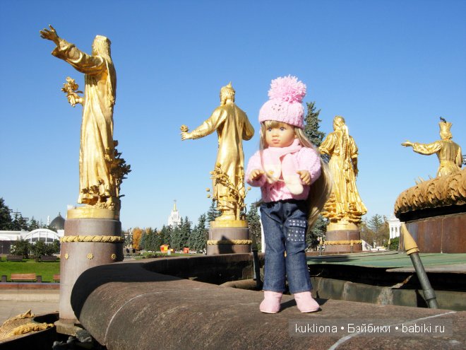 Путешествие вокруг фонтана дружбы народов. Кукла Mareike Kidz ‘n’ Cats, Sonja Hartmann