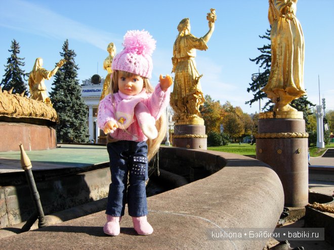 Путешествие вокруг фонтана дружбы народов. Кукла Mareike Kidz ‘n’ Cats, Sonja Hartmann