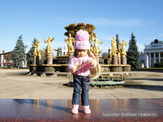 Путешествие вокруг фонтана дружбы народов. Кукла Mareike Kidz ‘n’ Cats, Sonja Hartmann (фото 4)