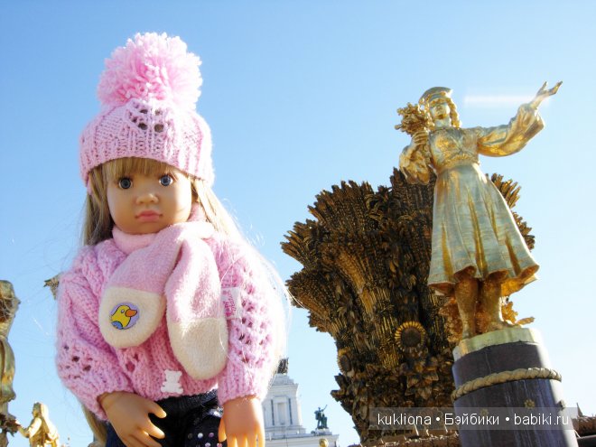 Путешествие вокруг фонтана дружбы народов. Кукла Mareike Kidz ‘n’ Cats, Sonja Hartmann (фото 8)