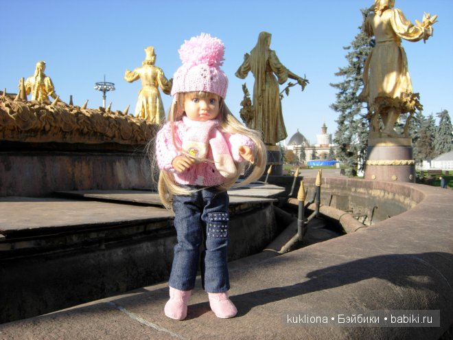 Путешествие вокруг фонтана дружбы народов. Кукла Mareike Kidz ‘n’ Cats, Sonja Hartmann