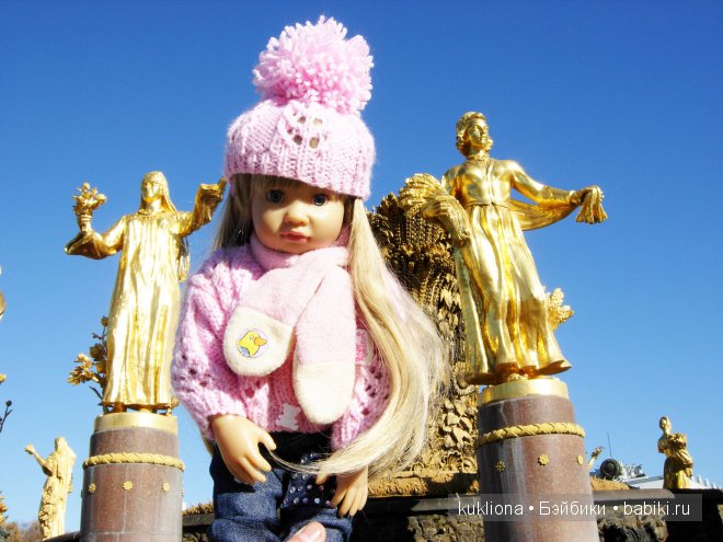 Путешествие вокруг фонтана дружбы народов. Кукла Mareike Kidz ‘n’ Cats, Sonja Hartmann