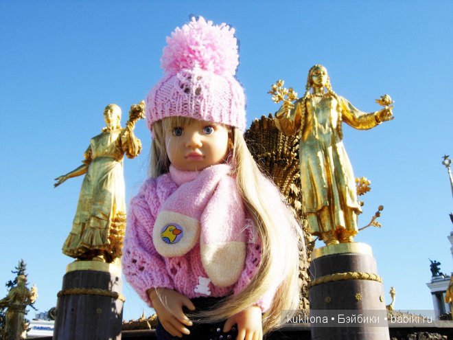 Путешествие вокруг фонтана дружбы народов. Кукла Mareike Kidz ‘n’ Cats, Sonja Hartmann