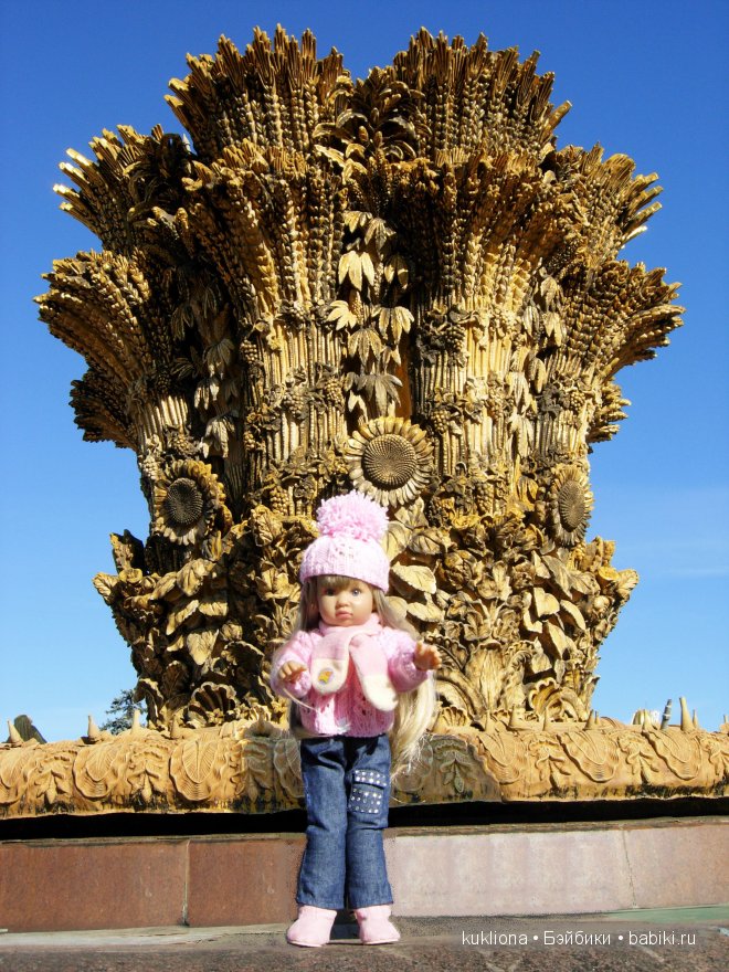 Путешествие вокруг фонтана дружбы народов. Кукла Mareike Kidz ‘n’ Cats, Sonja Hartmann