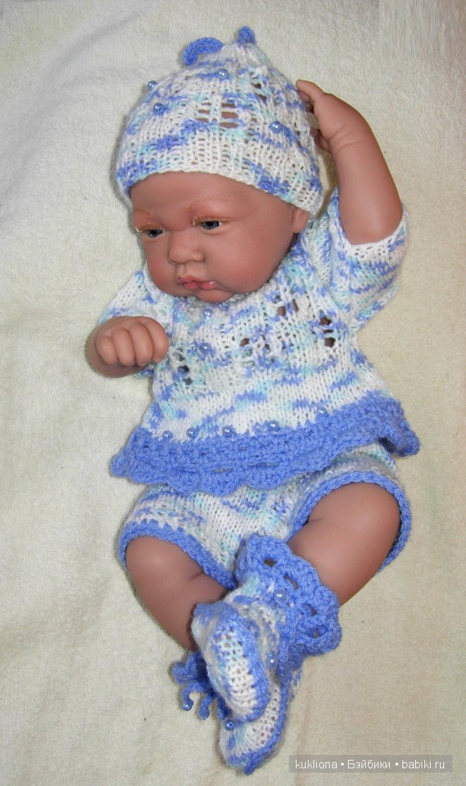 Меланжевые одежки для маленькой крошки. Одежда для кукол Antonio Juan (Антонио Хуан) (фото 6)