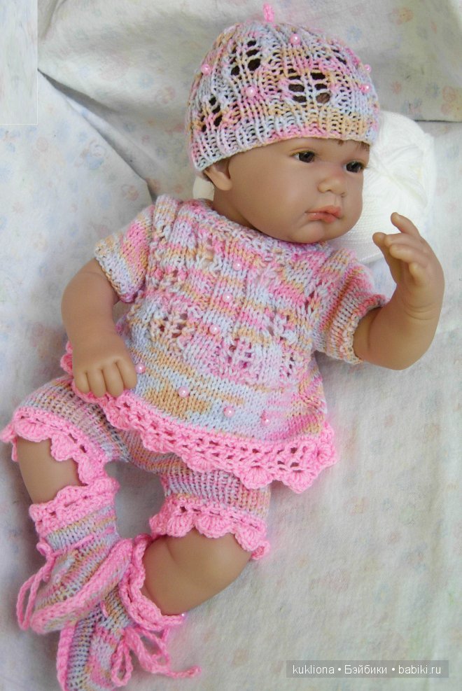 Меланжевые одежки для маленькой крошки. Одежда для кукол Antonio Juan (Антонио Хуан) (фото 9)