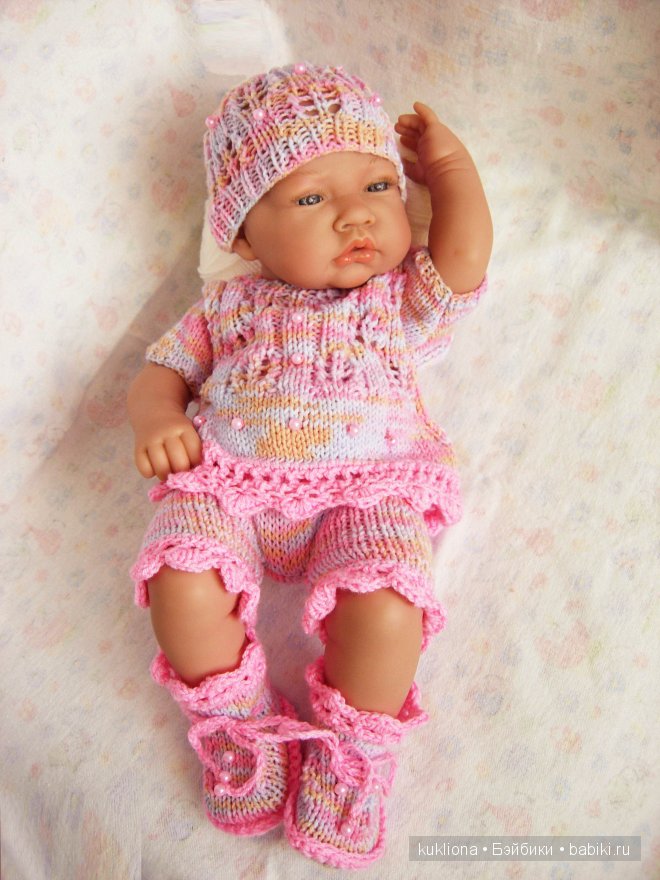 Меланжевые одежки для маленькой крошки. Одежда для кукол Antonio Juan (Антонио Хуан) (фото 7)