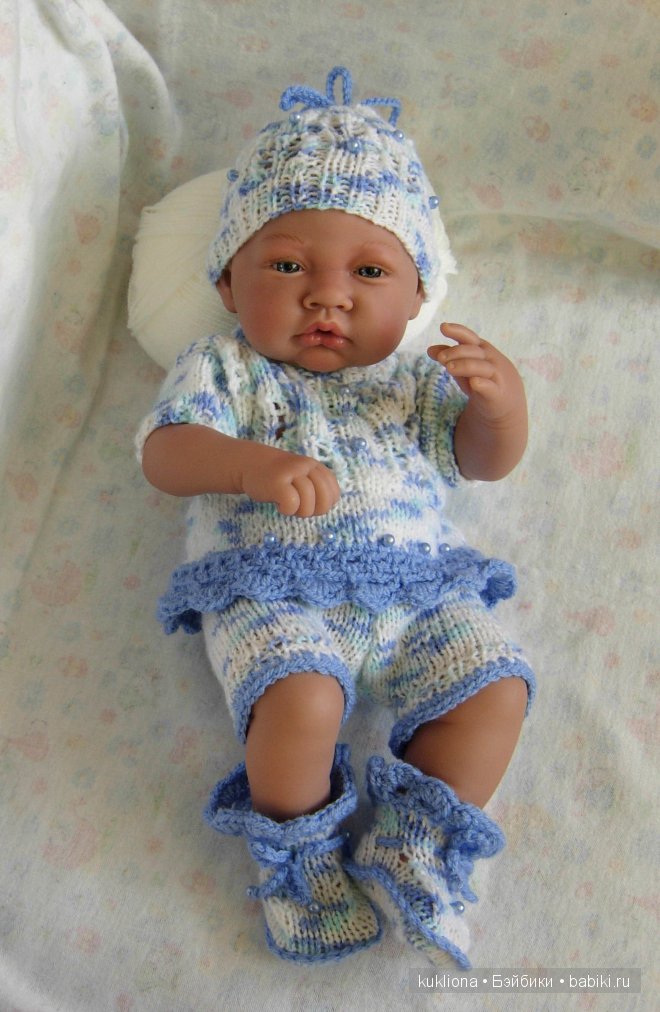 Меланжевые одежки для маленькой крошки. Одежда для кукол Antonio Juan (Антонио Хуан) (фото 5)