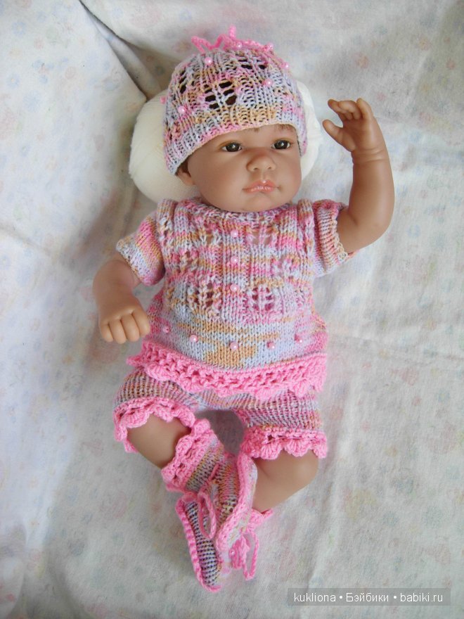 Меланжевые одежки для маленькой крошки. Одежда для кукол Antonio Juan (Антонио Хуан) (фото 10)