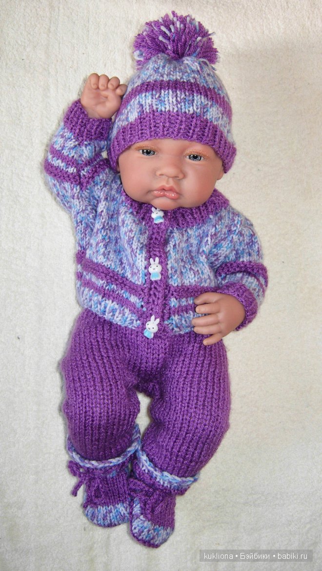 Меланжевые одежки для маленькой крошки. Одежда для кукол Antonio Juan (Антонио Хуан) (фото 3)