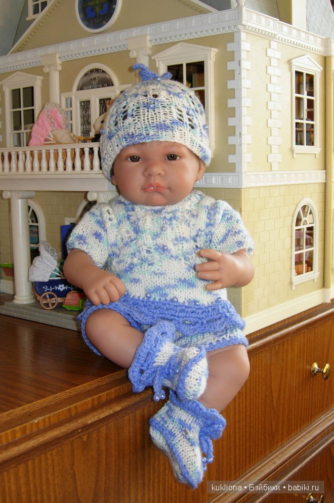 Меланжевые одежки для маленькой крошки. Одежда для кукол Antonio Juan (Антонио Хуан)