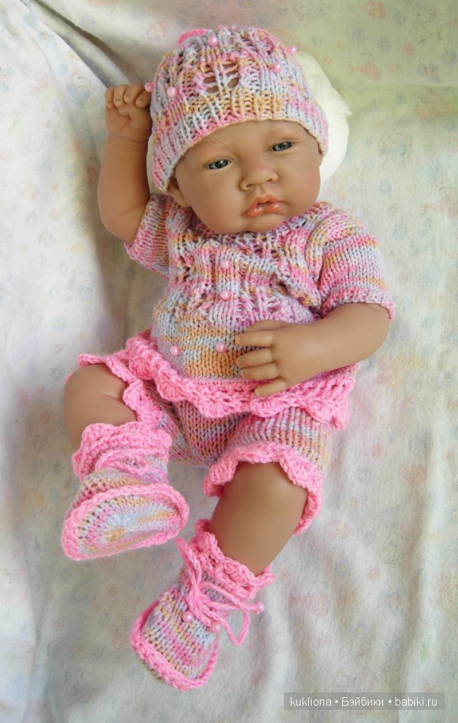 Меланжевые одежки для маленькой крошки. Одежда для кукол Antonio Juan (Антонио Хуан) (фото 8)
