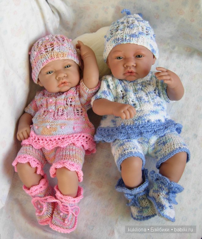 Меланжевые одежки для маленькой крошки. Одежда для кукол Antonio Juan (Антонио Хуан) (фото 4)