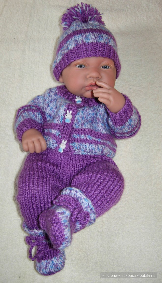 Меланжевые одежки для маленькой крошки. Одежда для кукол Antonio Juan (Антонио Хуан) (фото 2)