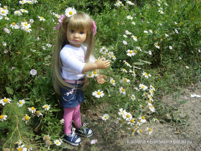 Марейка и полевые цветы. Кукла Mareike Kidz‘n’Cats, Sonja Hartmann (фото 8)