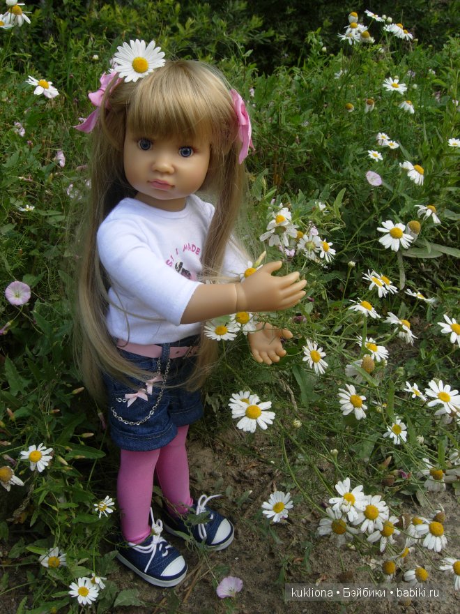 Марейка и полевые цветы. Кукла Mareike Kidz‘n’Cats, Sonja Hartmann (фото 7)