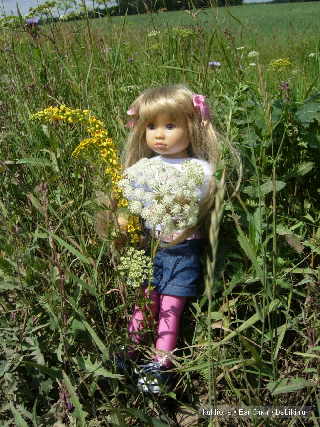 Марейка и полевые цветы. Кукла Mareike Kidz‘n’Cats, Sonja Hartmann