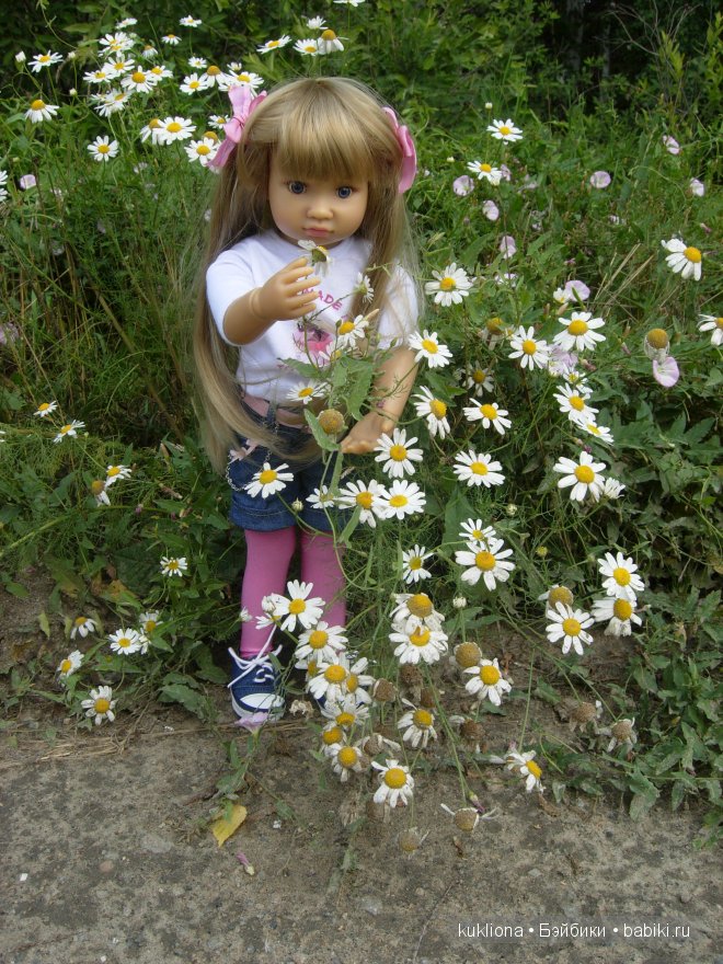 Марейка и полевые цветы. Кукла Mareike Kidz‘n’Cats, Sonja Hartmann (фото 5)