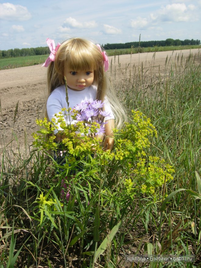 Марейка и полевые цветы. Кукла Mareike Kidz‘n’Cats, Sonja Hartmann