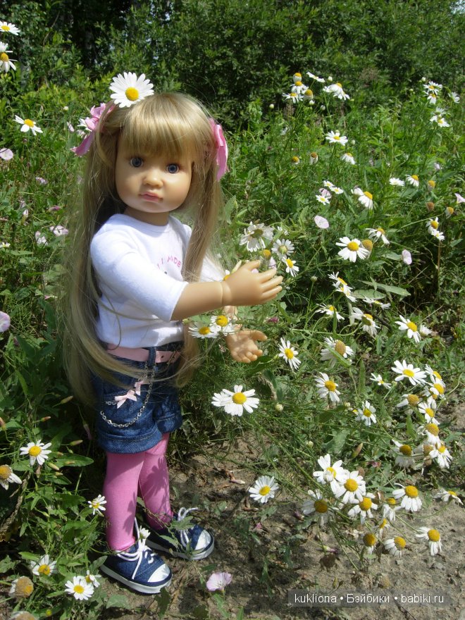 Марейка и полевые цветы. Кукла Mareike Kidz‘n’Cats, Sonja Hartmann (фото 9)