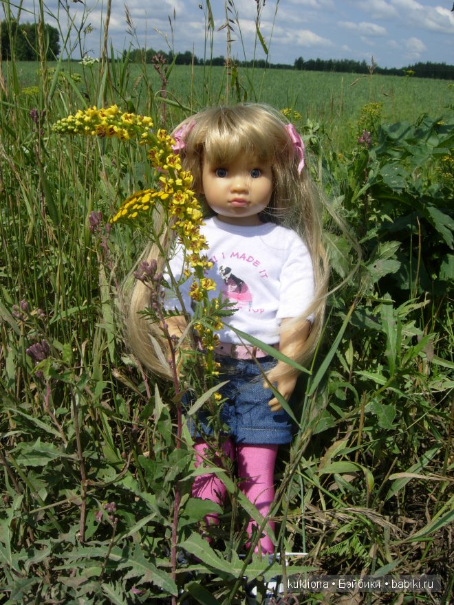 Марейка и полевые цветы. Кукла Mareike Kidz‘n’Cats, Sonja Hartmann