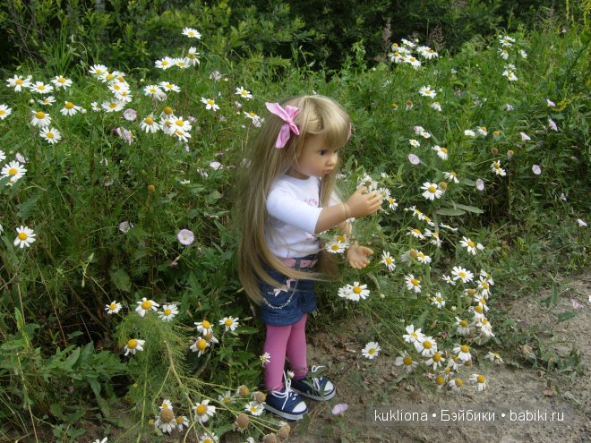 Марейка и полевые цветы. Кукла Mareike Kidz‘n’Cats, Sonja Hartmann (фото 6)