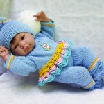 Разноцветные одежки для маленькой крошки. Одежда для кукол Antonio Juan ( Антонио Хуан)