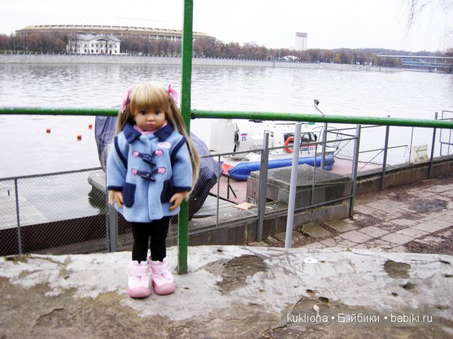 Марейка на Воробьевых горах. Часть 2. " Ох, белый теплоход ..." Кукла Mareike Kidz‘n’Cats, Sonja Hartmann (фото 5)